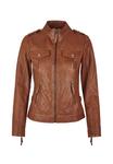 Кожаная куртка seelena 7Eleven, цвет cognac - фото