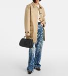 Кожаные балетки с подвеской Horsebit Gucci, черный - фото 3