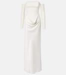 Платье Donatella с драпировкой Rotate, Snow White - фото