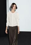 Кардиган Massimo Dutti BUTTONED WITH CREW NECK, Beige - фото 5