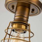 Потолочный светильник Elstead Mixon, сталь - латунь - фото 3