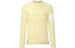 Хлопковый свитер THOM BROWNE, желтый - фото