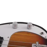 Электрогитара Ozici Exquisite Burning Fire в стиле баса, золотая - фото 6