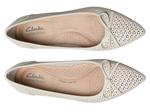 Балетки Clarks Natalyn Step Flat, белый - фото 6