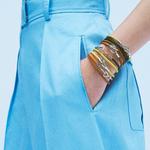 Браслет из телячьей кожи унисекс HERMES - фото 3