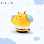 Плюшевая кукла Honey Cute Bee Backpack высотой 24 см Love, синий - фото 6