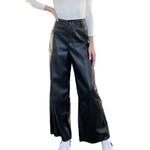 Кожаные штаны черного цвета Mustard Seed - фото 2