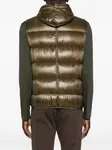 Стеганый жилет с капюшоном Herno, зеленый - фото 4
