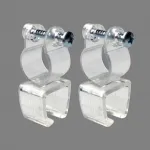 Держатель для рельсов Tiane для U-образных рельсов Good Life, прозрачный - фото