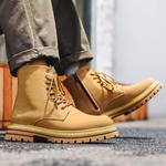 Мужские ботинки Cahhrrn X Martin Boot Men Beige Weishibangwei - фото 12