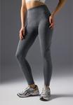 Леггинсы Even&Odd active 7/8 LENGTH HIGH RISE SEAMLESS LEGGINGS WITH CONTRAST PANEL, Mottled Dark Grey - фото