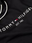 Толстовка с логотипом Tommy Hilfiger, черный как смоль - фото 4