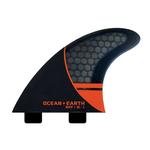 Киль для серфинга Ocean & Earth OE1 Whip Thruster Dual Tab, серебряный - фото