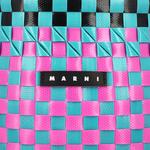 MARNI Сумка через плечо с клетчатым логотипом - фото 6