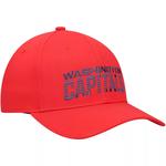 Мужская кепка adidas Red Washington Capitals 2021 раздевалка AEROREADY Flex Hat - фото 3