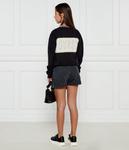 Кардиган детский Guess на пуговицах с логотипом бренда, черный - фото 2