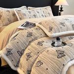 LUOLAI HOME Комплект постельного белья, 200 см, 4 предмета - фото 3