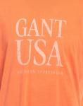 Футболка Gant, оранжевый - фото 4