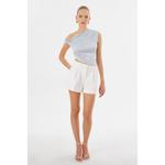 Эвонн | Топ с одним плечом Lamarque, синий - фото