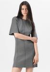 Платье Object OBJREYNARD SHORT DRESS, Medium Grey/Mottled Grey - фото 4