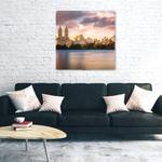 Фреска Feeby Sonnenuntergang über der Stadt, бежевый - фото 2