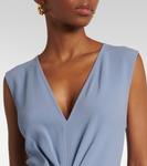 Платье миди со сборками Victoria Beckham, Bluebell - фото 4