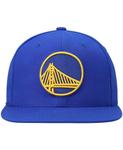 Мужская кепка Snapback Royal Golden State Warriors Ground 2.0 Mitchell & Ness - фото 3