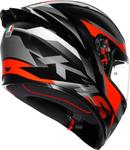 Шлем AGV k1 s fastlap, Black/Grey/Red - фото 3