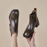 Ботинки Челси женские Gemeiq, черный - фото 9