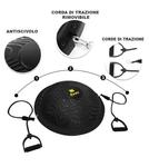 Баланс борд Zeus с эспандером, черный - фото 2