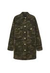 Платье AllSaints FAYE FLOCKED, Green/Khaki - фото 5
