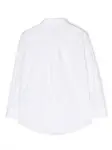Рубашка со складками Monnalisa, белый - фото 2