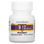 Superior Source Methylcobalamin B-12 1000 mcg 60 MicroLingual Instant Dissolve Tablets - фото 2