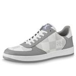 Кроссовки lv rivoli sneakers 'grey with plaid' Louis Vuitton, серый - фото