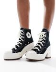 Черные кроссовки на каблуке Converse Chuck Taylor 70's Deluxe - фото