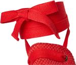 Туфли Soludos Women's Leather Marseille Wedge, Flamenco Red - фото 5