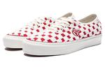 Кроссовки vault authentic one-piece lx plaid red/white Vans, красный - фото 2