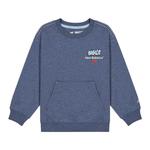 Свитшот SS25 детский New Balance, синий - фото