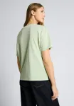 Mit brusttasche basic tshirt Tom Tailor Denim, Light Matcha Green - фото 3