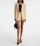 Веда льняной и шелковый блейзер Nili Lotan, хаки - фото 2