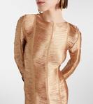 Мини-платье с бахромой Tom Ford, золотой - фото 4