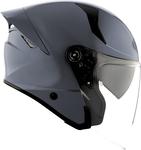 Шлем KYT ttr-jet plain jet, Grey - фото 7