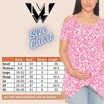 Женский топ для беременных с леопардовым принтом и открытыми плечами Wm Fashion, Pink - фото 4