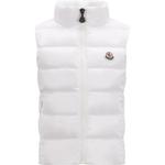 Детский жилет-пуховик Moncler, белый - фото