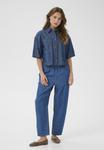 Блуза Kaffe Button-down blouse, Dark Blue Chambray/Dark Blue - фото 2