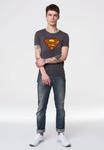 Рубашка LOGOSHIRT Superman Logo, серый - фото 4