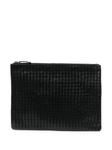 DRAGON DIFFUSION плетеный клатч, черный - фото