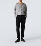 Кожаные кроссовки Giorgio Armani, Nero/Nero - фото 2