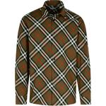 Клетчатая рубашка Burberry, зеленый - фото