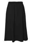 ASPESI юбка миди с эластичным поясом, черный - фото